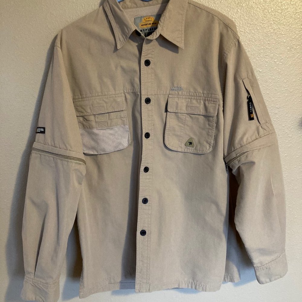 CAMEL TROPHY ADVENTURE WEAR JACKET - 'INSPIRED BY MARGE' - SIZE MEDIUM - ZIPPER